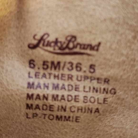 NEW Lucky Brand Tommie Boots Triple Buckles Distressed Leather Ankle Booties - Picture 11 of 14